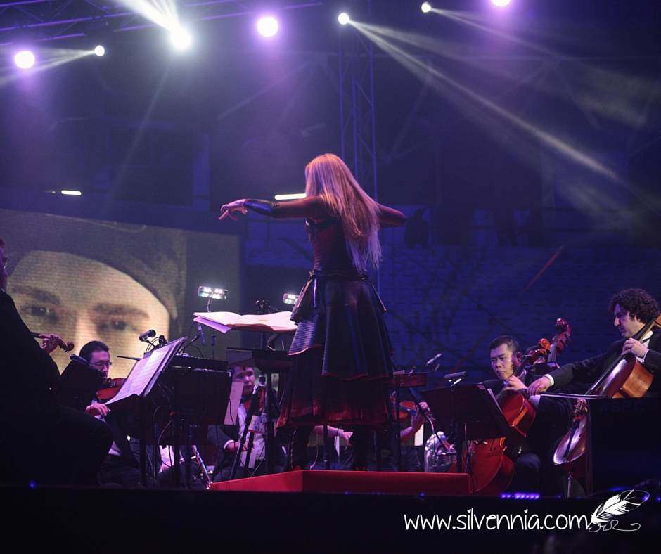 Eimear Noone, a talented maestro performing along with the National Symphony Orchestra of Malaysia